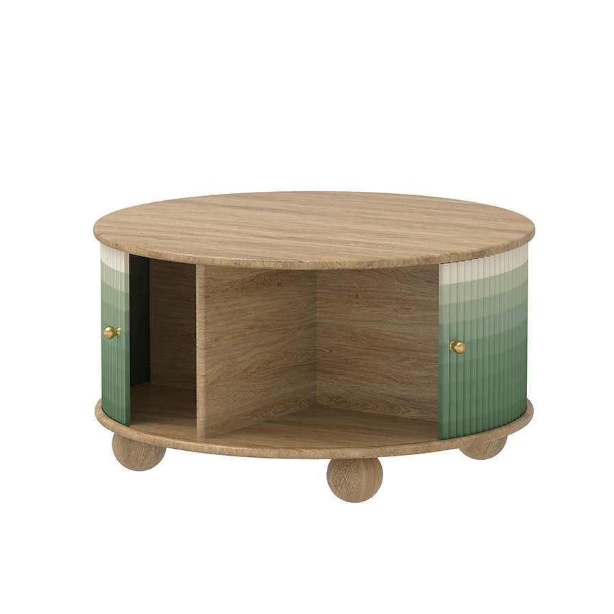 Verdeluxe Round Cabinet